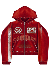 Proveedor de Sudaderas con Pedrería y Serigrafía Personalizada |   Sudaderas Lisas al por Mayor |   Fabricante de Ropa Urbana con Logotipo Personalizado - Product Image 4