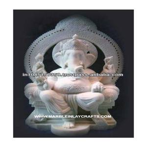 พระพิฆเนศหินอ่อนรูปปั้น Murti - Product Image 1