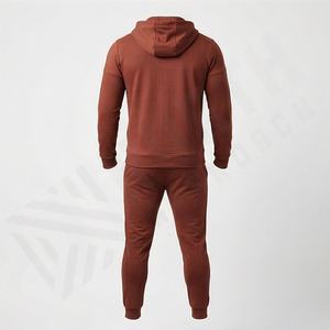 Conjunto Deportivo Informal de Invierno para Hombre, Sudadera con Capucha y Cremallera de Alta Calidad, Diseño Personalizado, Transpirable, 100% Algodón, Felpa Técnica para Gimnasio - Product Image 2