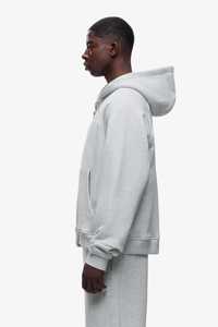 Nuevo Conjunto de sudadera con capucha y Jogger con cremallera de gran tamaño para hombre, ropa de calle, chándal Boxy Fit, chándal unisex de algodón con logotipo personalizado OEM - Product Image 3