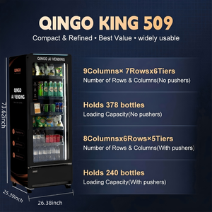 ตู้จำหน่ายสินค้าอัจฉริยะ Qingo Mini สแตนเลสสตีล ความแม่นยำ 99 เปอร์เซ็นต์ รองรับซิมคู่ เชื่อมต่อเสถียร เหมาะสำหรับสำนักงาน - Product Image 4