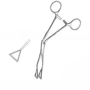 Lovelace คีมหนีบสแตนเลสอุปกรณ์ผ่าตัดหัวใจและหลอดเลือดปรับแต่งได้19ซม. - Product Image 5