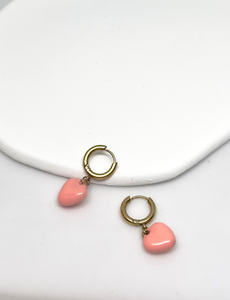 Pendientes de aro de acero inoxidable florales elegantes europeos regalo de diseño minimalista clásico de moda para mujer - Product Image 2