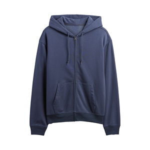 Conjunto Deportivo Informal de Invierno para Hombre, de Felpa Francesa de Algodón, Corte Regular, Sudadera con Capucha Gruesa, Pantalones Deportivos Lavados y Apilados, Logotipo Personalizado - Product Image 4