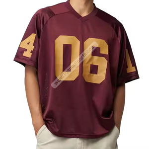 Trending Style American <b>Football</b> Jersey High Quality Digital Print Short Sleeve 100% Polyester Breathable Lightweight - Product Image 1