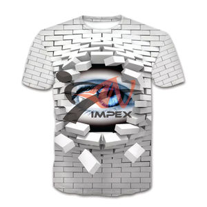 T-shirt pour homme personnalisé de haute qualité, sublimé, été, écologique, respirant, coupe classique, décontracté - Product Image 5