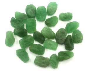 Ensemble fait à la main de 10 pièces de Quartz fraise vert naturel de qualité incroyable guérison Reiki Chakra pierres précieuses en vrac 16-20 MM pierres - Product Image 1