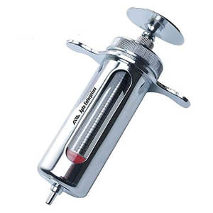 Jeringa Veterinaria de Plástico Reutilizable de Tipo Corto de 20 ml, Barril de Vidrio, Calidad de Laboratorio - Product Image 6