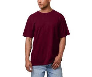 Nuevo estilo 2025 100% Camiseta de algodón de gran tamaño con diseño de hombro caído Camiseta con estampado de logotipo personalizado camisetas para hombres - Product Image 1