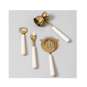 Juego de Herramientas para Bar de Cócteles de Diseño Moderno con Soporte de Madera, Juego de Herramientas para Vino de Acero Inoxidable de Tamaño Personalizado con Soporte para Bar de Hotel - Product Image 6