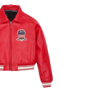 แจ็คเก็ตหนังแท้ Avirex สำหรับผู้หญิง คุณภาพพรีเมียม ราคาดีที่สุด แจ็คเก็ตฤดูหนาว หนังแท้ กันลม กันน้ำ มีทุกขนาด - Product Image 2