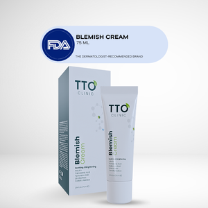 TTO Clinic Blemish Cream 75ml Crème hydratante éclaircissante avec acide hyaluronique arbutine et huile d'arbre à thé pour des soins unifiés du teint de la peau - Product Image 2
