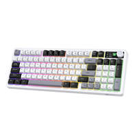 Clavier sans fil ONIKUMA MT902, disposition 96%, clavier de jeu 2.4G BT, batterie 2000mAh, clavier à membrane silencieux RGB pour PC Gamer