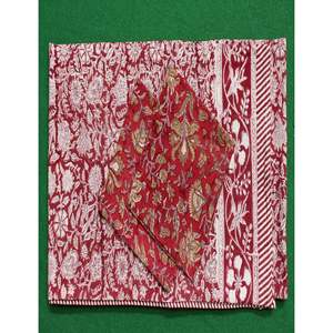 Mantel Rectangular y Servilletas de Algodón 100% con Estampado Artesanal Hindú, Diseño Floral Rústico, Lino de Cocina para Uso Doméstico y Hoteles - Product Image 1