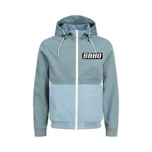 Cortavientos GAA ligero con forro de malla con diseño con capucha y bolsillos con cremallera para clubes gaélicos OEM ODM MOQ Pakistán - Product Image 1