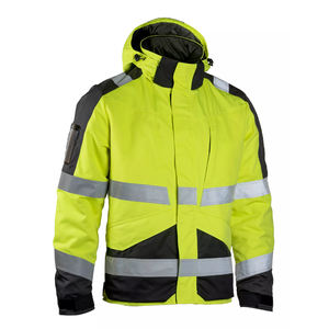 Chaqueta de Seguridad Softshell de Alta Calidad, Resistente al Viento, con Reflectivo de Alta Visibilidad - Product Image 3