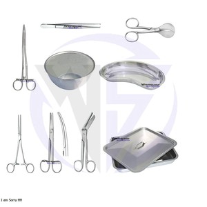 New Arrival cơ bản nhỏ phẫu thuật Kit Set của 13 cái dụng cụ phẫu thuật mayo mổ xẻ kéo crile <span class=keywords><strong>forceps</strong></span> Hộp y tế - Product Image 2