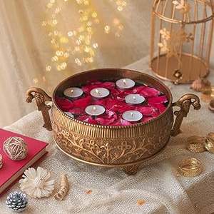 งานฝีมือโลหะพรีเมี่ยมจาก Diya Urli สินค้ามาใหม่ของตกแต่งเทศกาลเหล็ก - Product Image 4