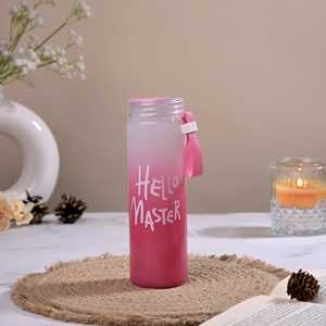 Opulenta Botella de Agua de Vidrio Hello Master con Tapa de Rosca - Diseño Elegante para Viajes y Regalos - Product Image 5