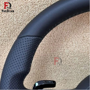 พวงมาลัยรถยนต์หุ้มหนังสำหรับ Mercedes Benz S250 CDI S280 S280/S300 S300 BlueTEC <span class=keywords><strong>HYBRID</strong></span> ปรับแต่งได้ - Product Image 4