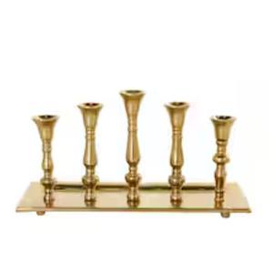 Handcrafted Unique Artistic Aluminum <b>Candle</b> <b>Stand</b> for Home Decoration for Christmas Easter and Warm Inviting Ambience Events - Product Image 2