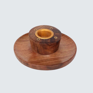 Varilla de incienso de madera al por mayor de primera calidad y soporte de Dhoop con forma bonita para uso aromático - Product Image 2