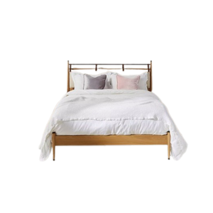 Mobilier moderne et design en bois de chêne massif pour chambre à coucher cadre de lit en bois pour grand lit ensemble de chambre à coucher lits en bois produit de luxe - Product Image 1