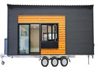 Maisons miniatures parfaites sur roues, prêtes à être expédiées - Prix bas, fabricants directs, garantie 5 ans, villa préfabriquée de luxe avec chambre à coucher