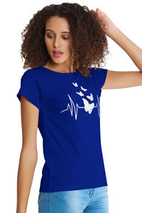 Indian <b>Women's</b> Trendy Designer Knitting <b>Tops</b> Comfortable Regular Wear Formal Short <b>Tops</b> with Appliques New Trendy T Shirt India - Product Image 4