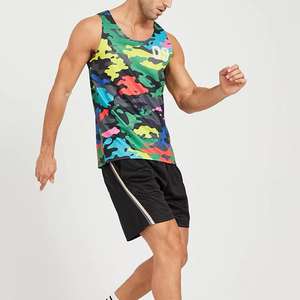 New Arrivals Fitness <b>Gym</b> Tank Tops Custom Made <b>Vests</b> Singlets Pakistan Supplier Customize Sports <b>Men</b> Sublimation Tank Top <b>Vest</b> - Product Image 3