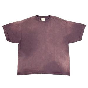 Custom Vintage Acid Wash <b>Fleece</b> T-<b>Shirt</b> for <b>Men</b> Unisex Regular Fit Streetwear Distressed Stone Wash 100% Cotton - Product Image 4