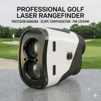 Télémètre de golf industriel 800M avec écran LCD rétroéclairé à 3 niveaux de luminosité réglables, interrupteur de pente et dispositif de retour vibratoire