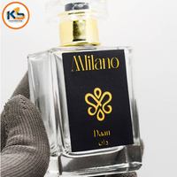 Étiquettes personnalisées en vinyle métallisé 3D gaufré, imperméables, durables, résistantes, parfumées, texturées, pour parfums et lotions, emballage en feuille