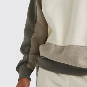 Survêtement à col rond pour hommes de haute qualité Impression de logo personnalisé Pull à coupe régulière lourde Grande taille Respirant 100% coton - Product Image 4