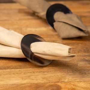 Horn <b>Rings</b> | Unique Natural Horn Designs | Luxury Horn Napkin <b>Ring</b> Collection Elegant Horn Napkin <b>Ring</b> Low Price - Product Image 4