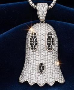 Collier Hip Hop en argent sterling 925 pendentif en diamant moissanite pendentif personnalisé - Product Image 4