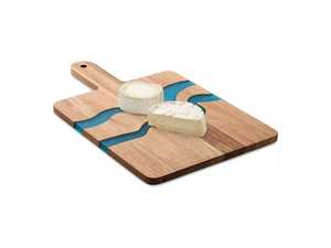 Planche à découper en résine époxy et en bois d'olivier naturel de qualité supérieure Planche à découper de cuisine polyvalente de taille personnalisée colorée - Product Image 5