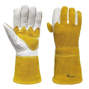 Gants de soudage en cuir de haute qualité, résistants à la chaleur, pour la construction, la mécanique et l'industrie - Product Image 4