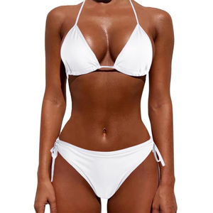 Bikini Micro Sexy para Mujer al por Mayor 2026, Tanga Brasileña de Color Sólido, Conjunto de 1 Pieza, Secado Rápido, Spandex/Poliéster - Product Image 5
