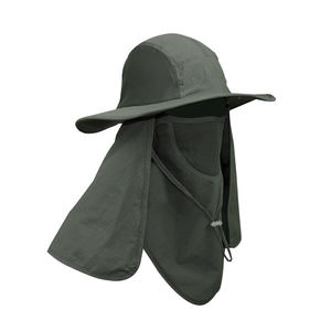 Chapeau seau extérieur à large bord avec logo personnalisé Chapeau de pêcheur de randonnée respirant Parasol Casquette seau de camping décontracté pour voyage - Product Image 2