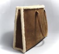 Sac fourre-tout en cuir de daim et fourrure de vache blanche, sac seau en cuir de mouton, personnalisé OEM, 2022 dernier sac en cuir véritable de mouton
