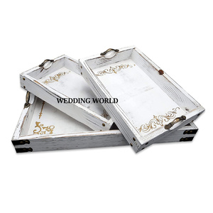 Restaurante y boda diseñador decorativo bandeja de Chocolate forma rectangular hecho a mano Venta caliente al por mayor bandeja de Chocolate de lujo - Product Image 5