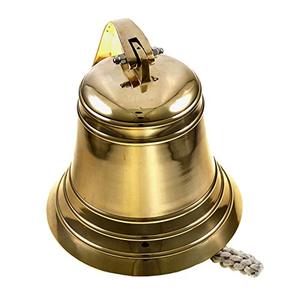 Hot Selling High Quality Solid Brass <b>Ship</b> <b>Bell</b> Nautical Theme Hanging <b>Bell</b> for Hotel School Church Ringing Indoor Decor Usage - Product Image 2