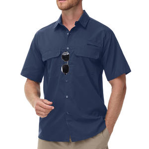 Camisas de Pesca de Calidad Superior con Cuello Camisero, Transpirables y Amigables con la Piel, Camisas de Pesca Lisas para Hombre - Product Image 4