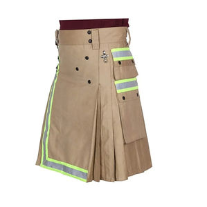 Kilt en tartan de tourbe des Hébrides de 8 mètres 16oz laine acrylique Logo personnalisé Kilt réglable de style écossais Style gothique - Product Image 3