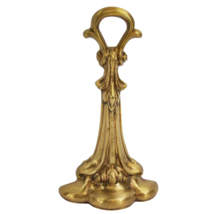 Tope de puerta de aspecto moderno para oficina, hogar, a prueba de óxido, montaje en pared de aluminio pulido dorado, tope tipo puerta blindada de La India - Product Image 4