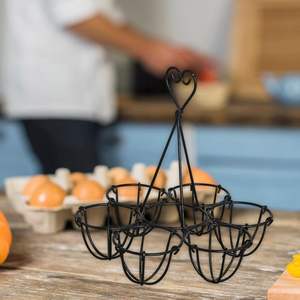 Soporte para Huevos de Metal Recubierto de Oro, Nuevo, de Alta Calidad, Moderno y Elegante para Uso en el Hogar y la Cocina - Product Image 2