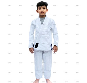 Uniformes de jiu jitsu brasileño para niños, ropa de alta calidad, en blanco, sin etiqueta de ant y logotipos - Product Image 5