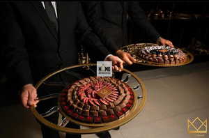 Cuencos de Chocolate de Lujo de Metal Antiguo con Decoración de Hojas de Diseño, Cuencos de Chocolate Elegantes Hechos a Mano con un Aspecto Admirable - Product Image 2