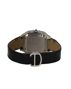 Montre personnalisée avec logo de luxe, bling bling, hip hop, diamant moissanite, glacée, 42 mm, or blanc, acier inoxydable, quartz, montre-bracelet, bijoux - Product Image 4